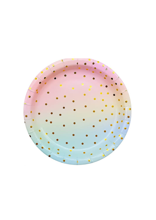 Pastel Rainbow 9IN Plate