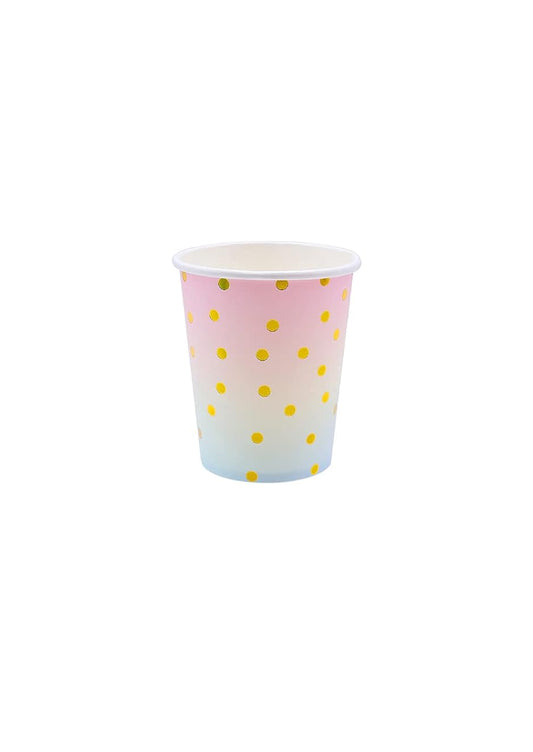 Pastel Rainbow Cups