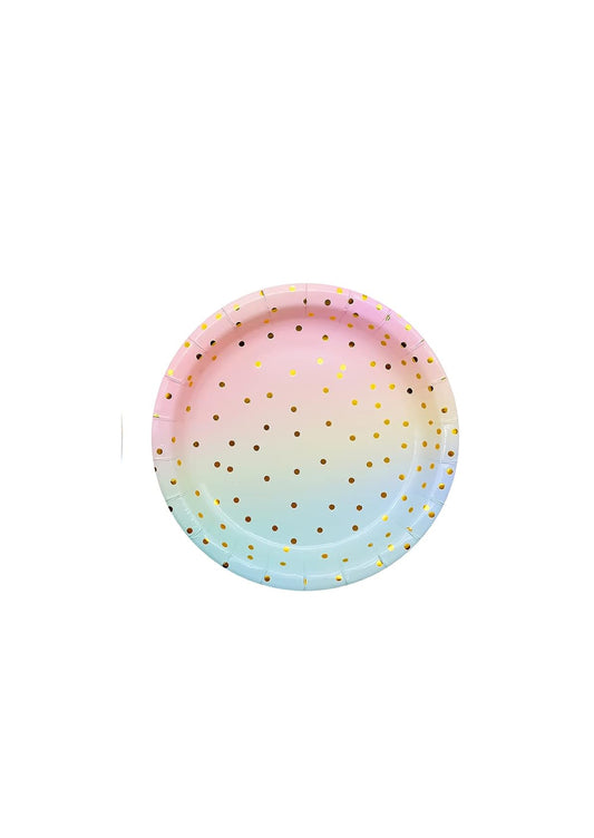 Pastel Rainbow 7IN Plate