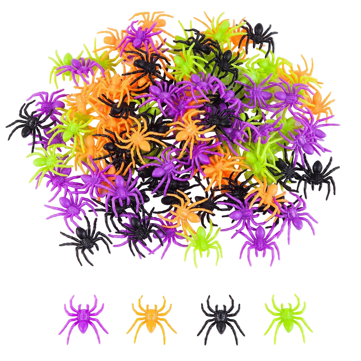 Micro Colored Spiders Pack
