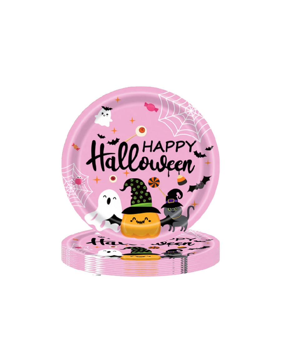 Halloween 9IN Pink Plate