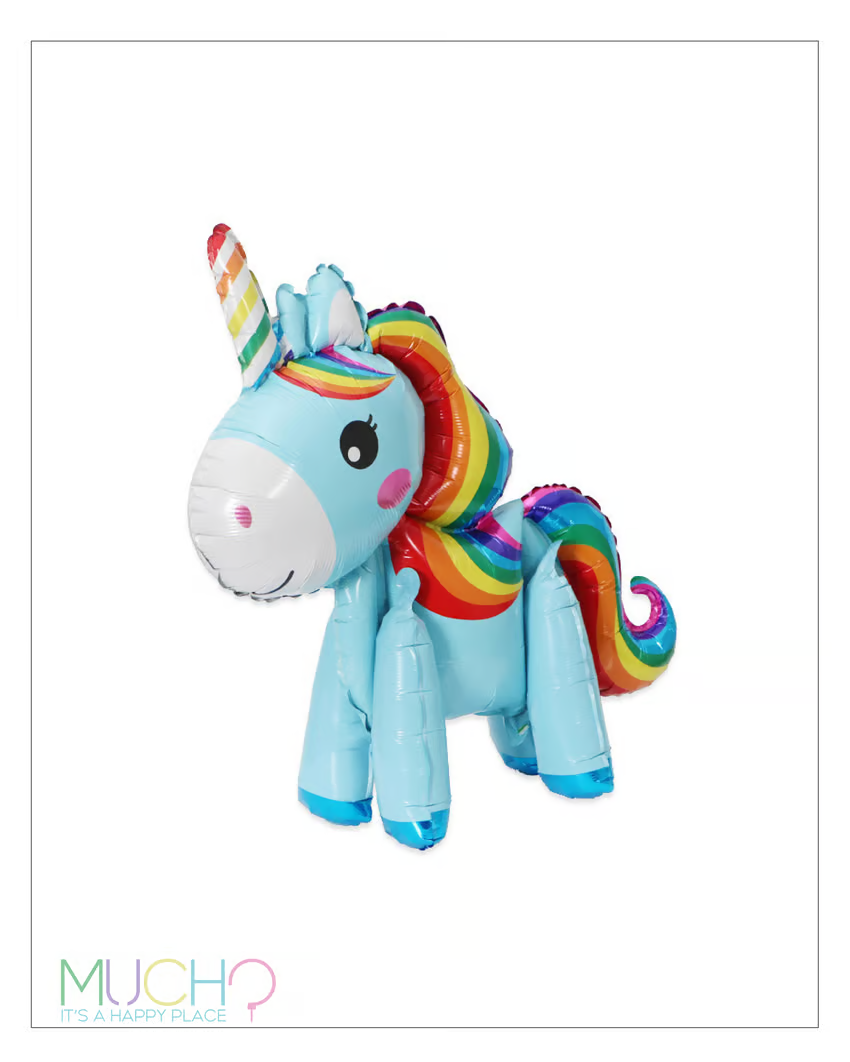 Blue Standing Unicorn