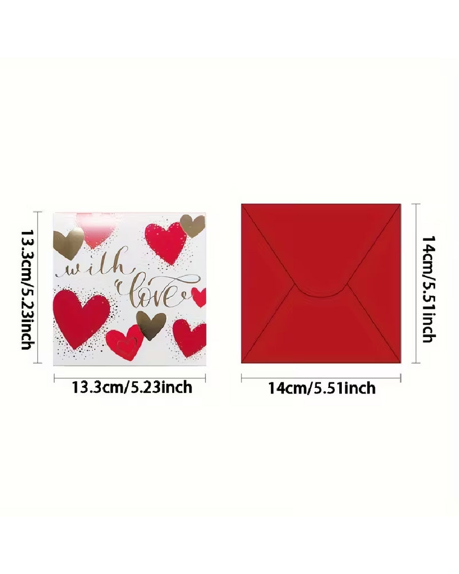 Pop up Valentine's Card (1 Pc)