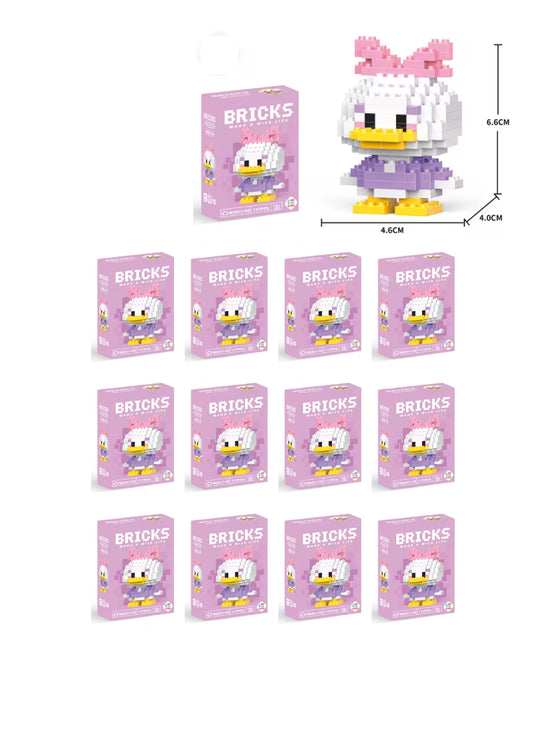 Mickey and friends Mini Bricks (Pack of 12)
