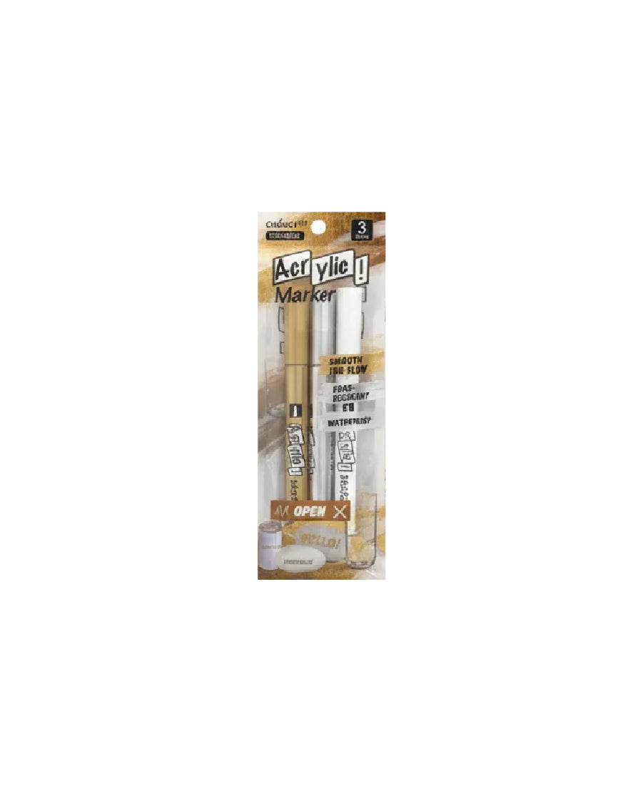 Chosch Acrylic Markers (Pack of 3)