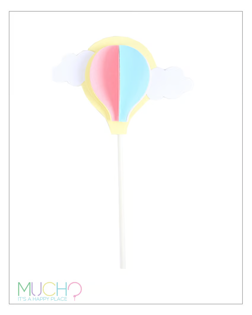 غلاف كعكة منطاد الهواء الساخن