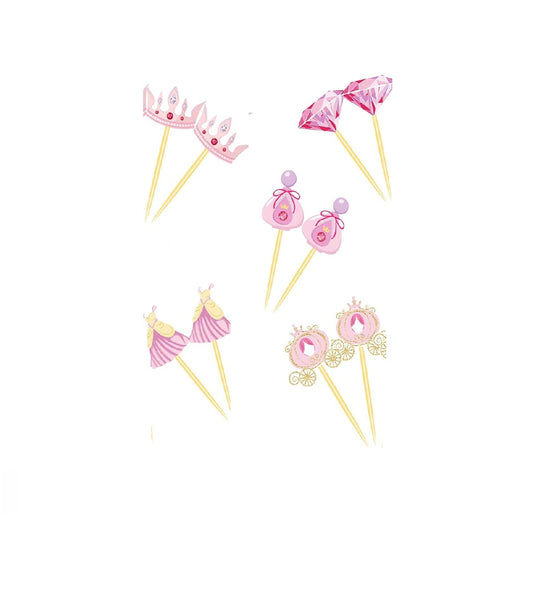 Princess Cupcake Toppers and Wrappers