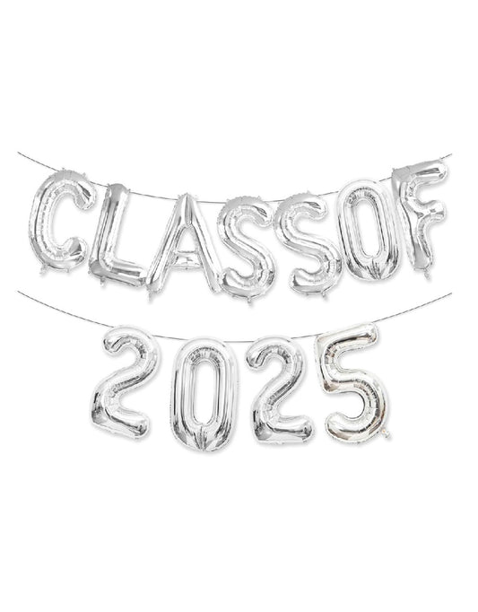 Class of 2025 Balloons Banner