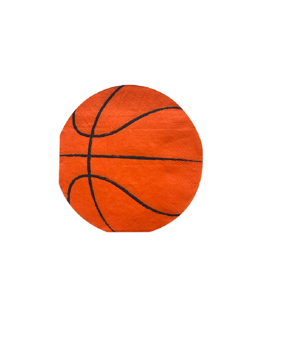 Basketball Shaped Napkins