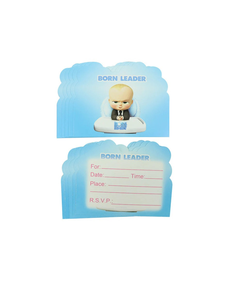 Boss Baby Invitation Cards