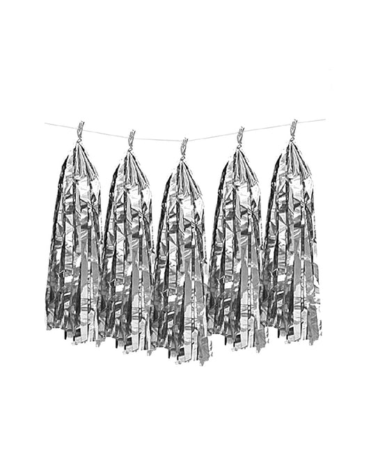 Foil Metallic Tassels Garland