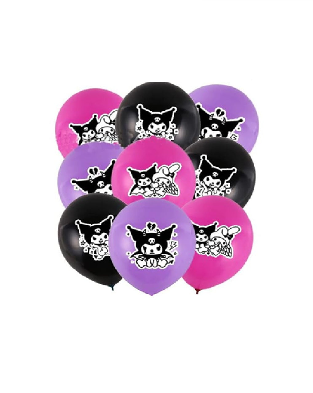 Kuromi Balloons Set