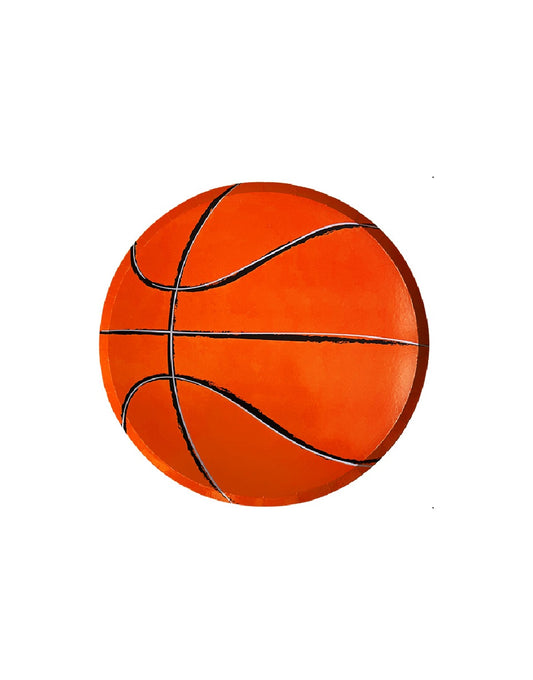 Basket Ball 9 Inch Plates