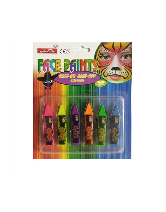 Vibrant Colors Face Paint