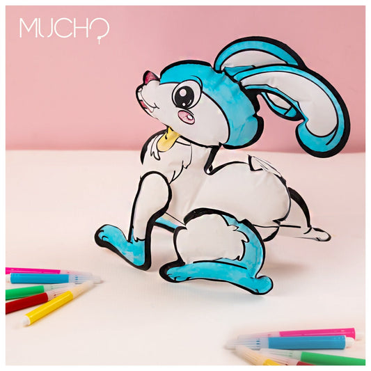 Bunny DIY Coloring Balloon