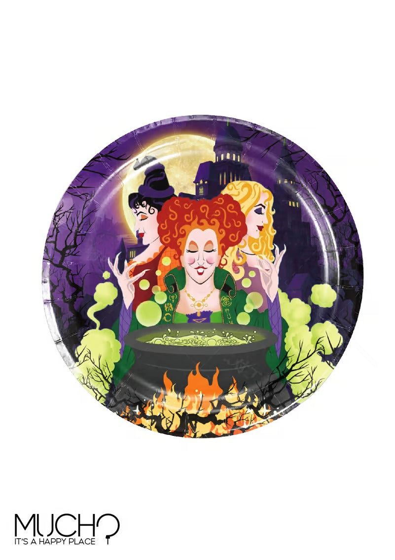 Hocus Pocus 9 In Plates