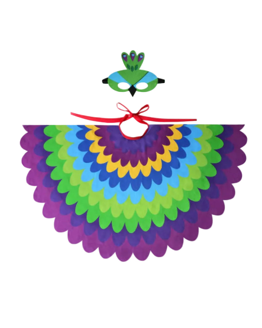 Peacock Mask/Cape Costume