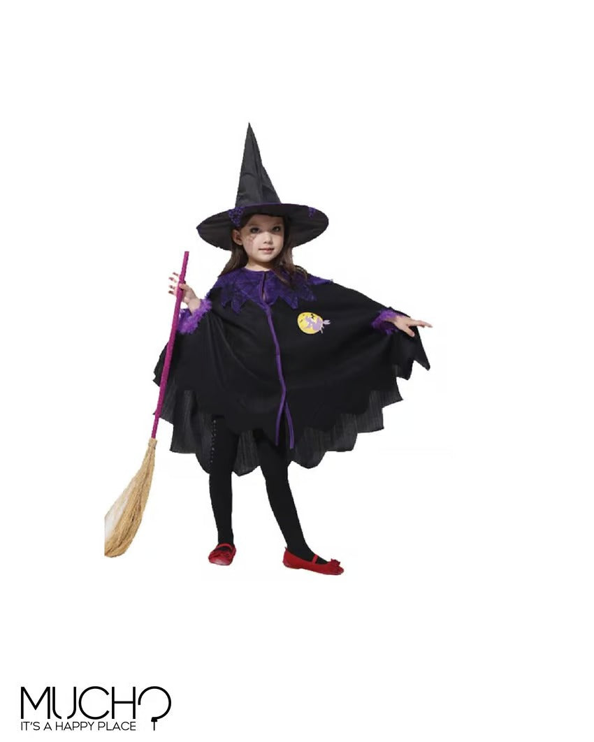 Witch Cloak Girls Costume
