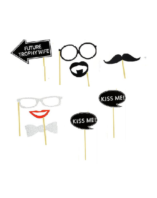 السيد والسيدة صور بوث الدعائم