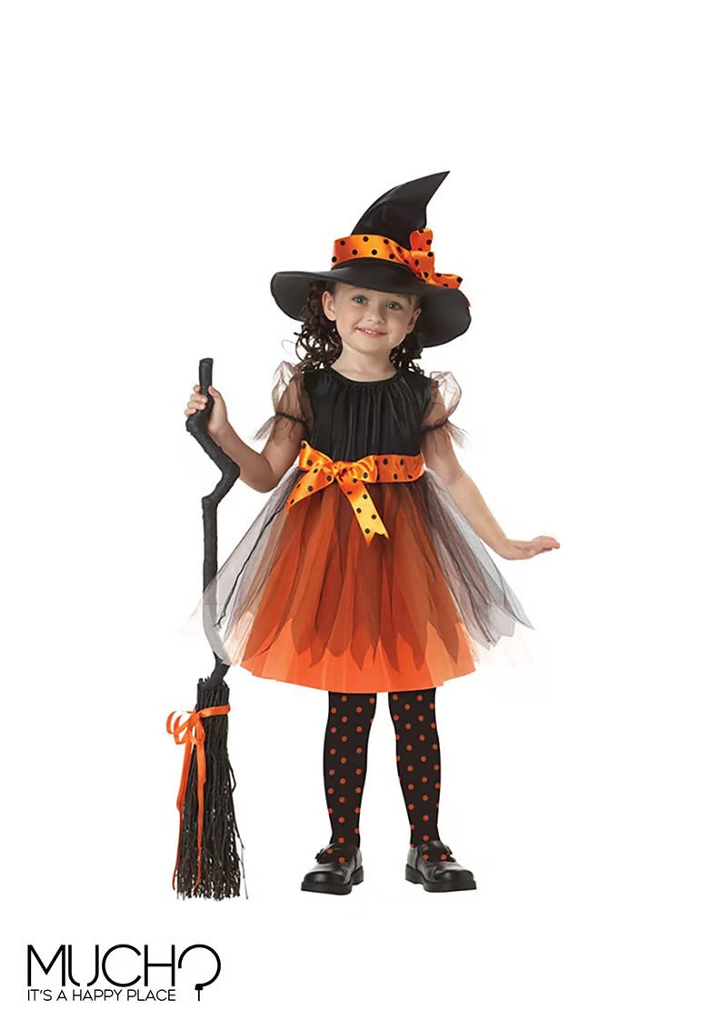 Orange Witch Costume