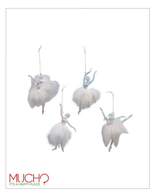 Ballerina Plastic & Plush Ornaments