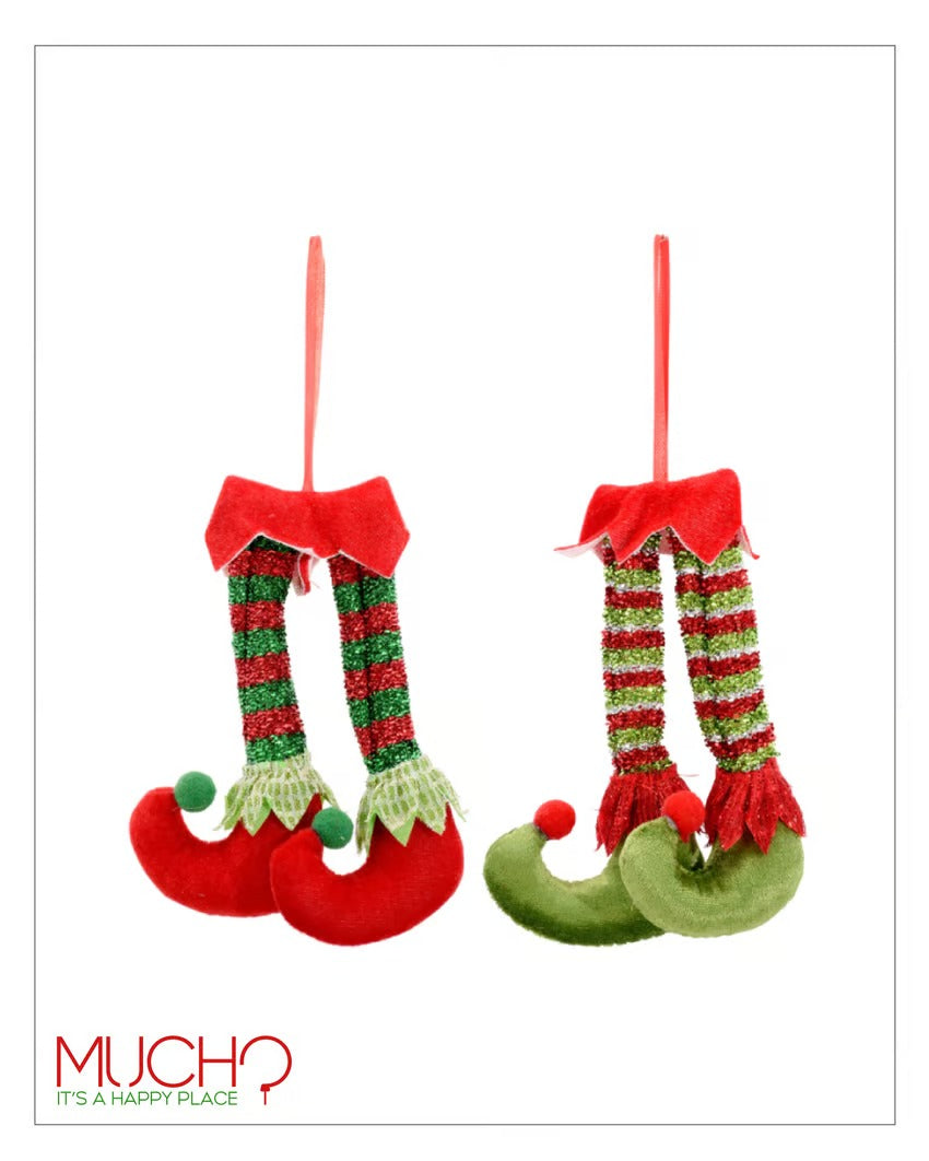 Elf Boot Ornaments (1 Pc)