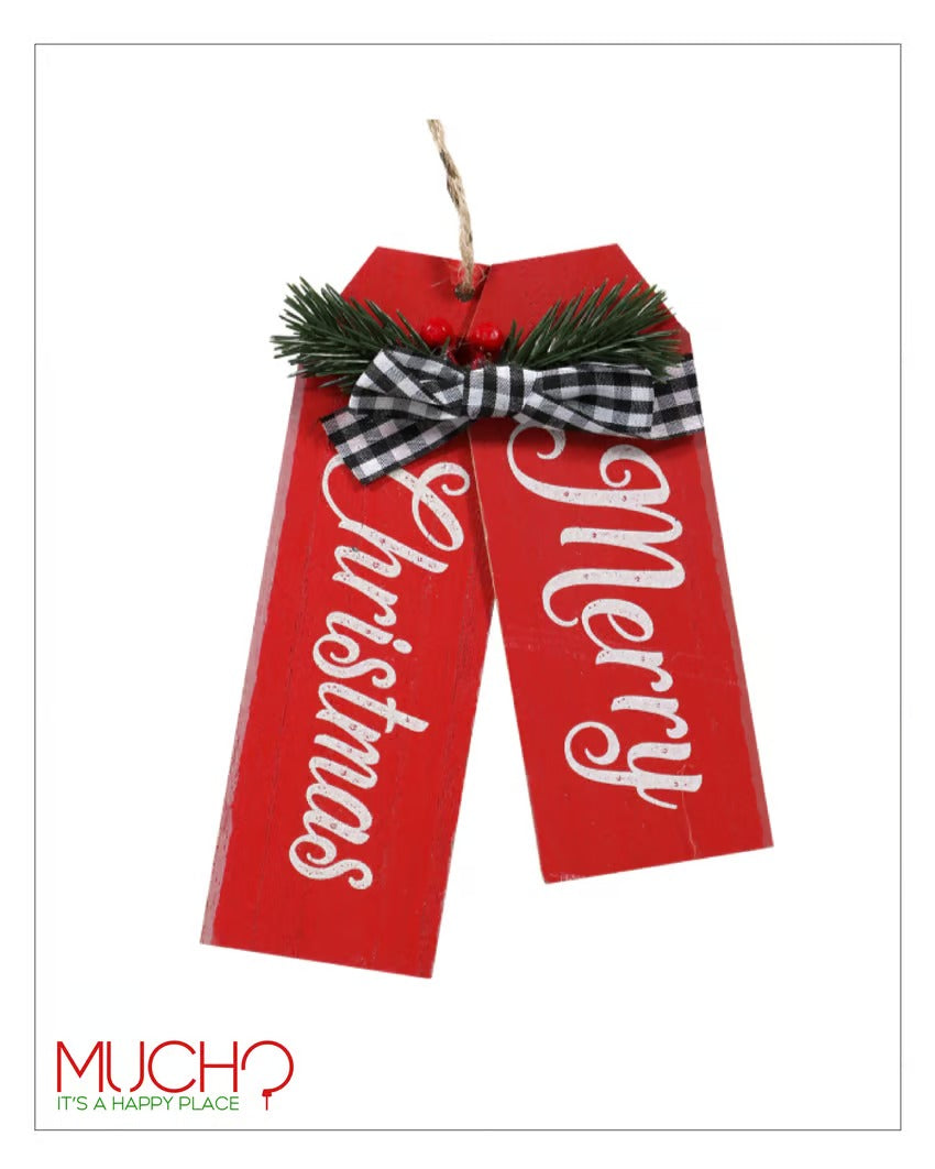 Sentiment Tag Holiday Ornaments