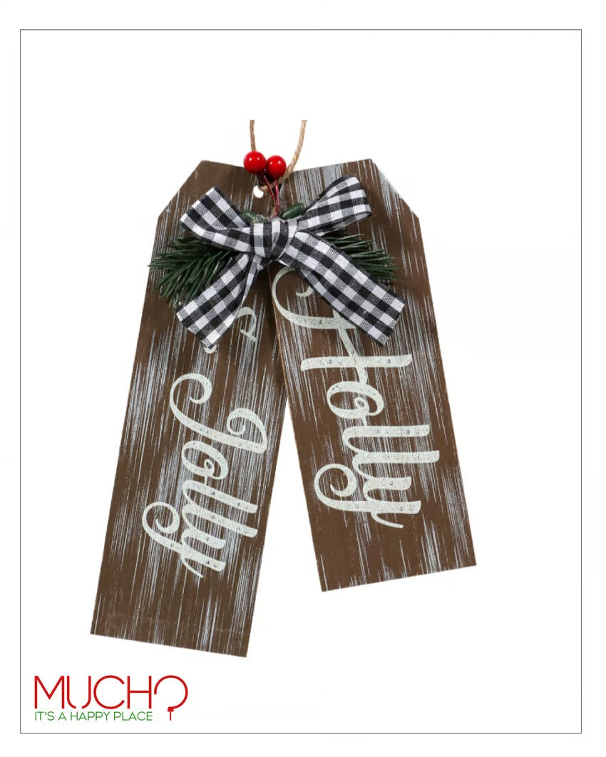 Sentiment Tag Holiday Ornaments