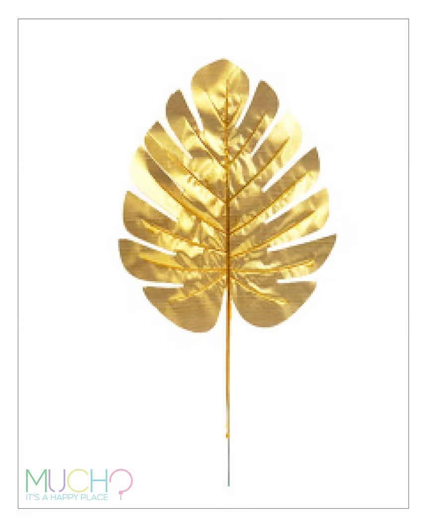 Gold Palm Leaf Set