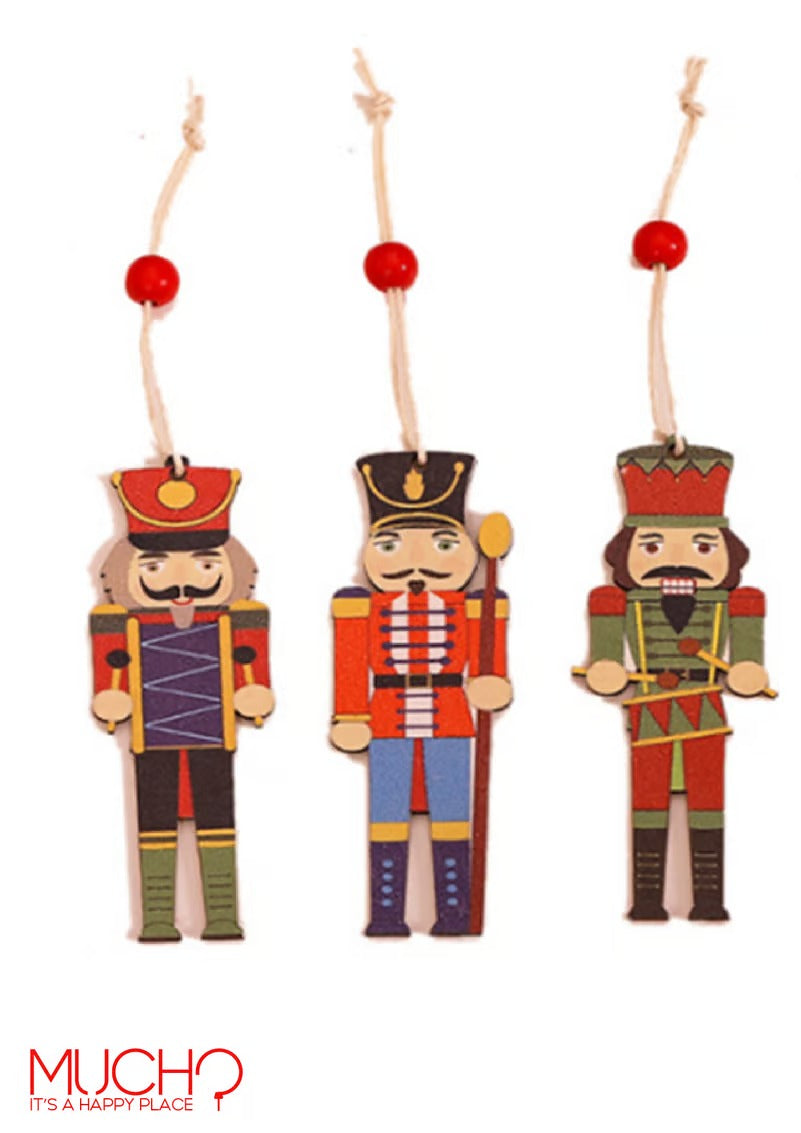 Christmas Wooden Ornaments (Pack)