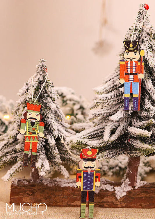 Christmas Wooden Ornaments (Pack)