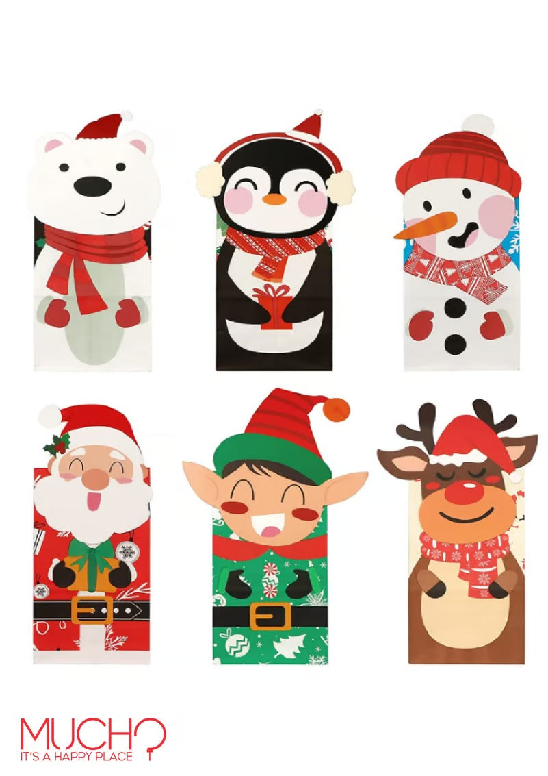 Christmas Favor Bags(6 Pieces)