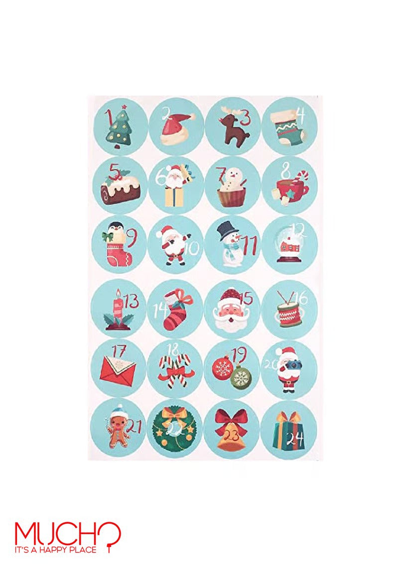 Christmas Day 1- Day 24 Sticker