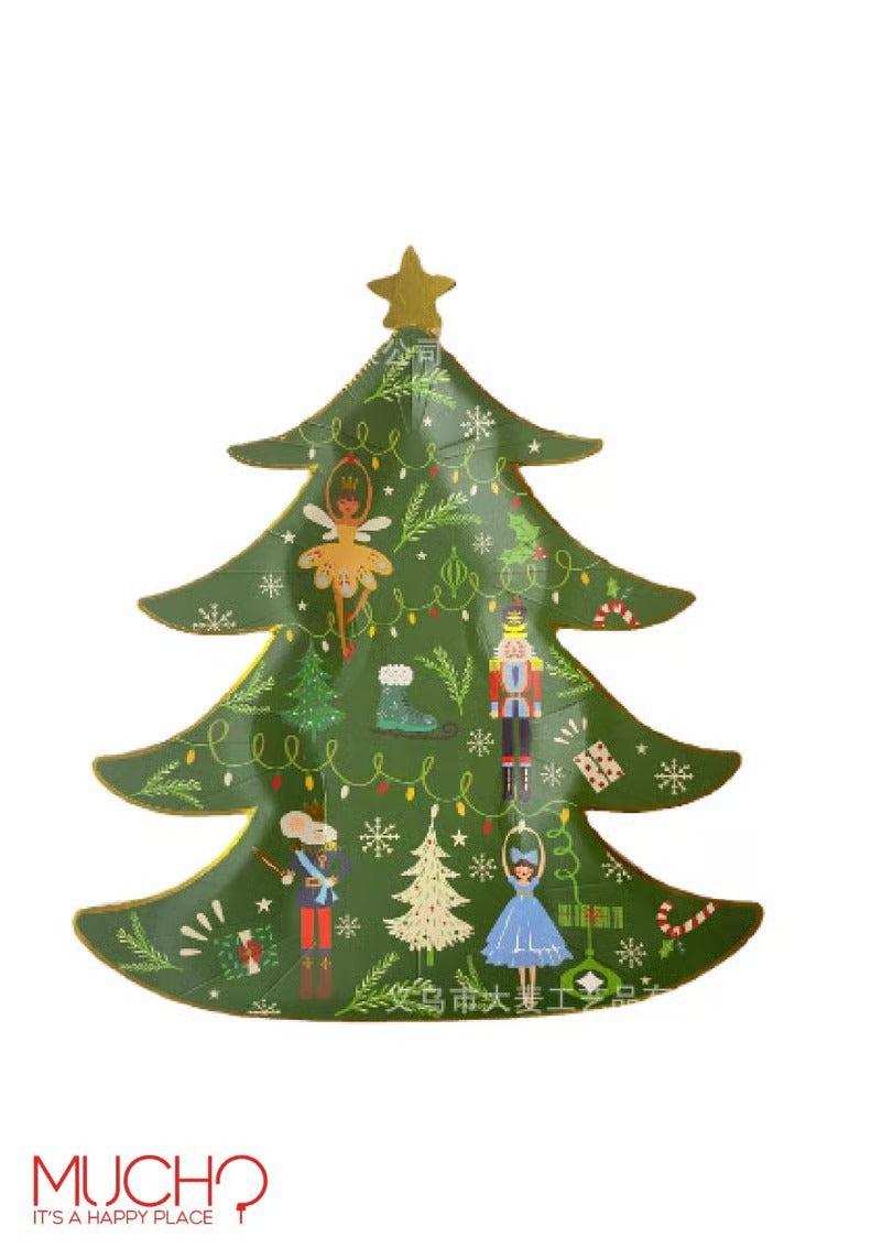 Christmas Tree Plates