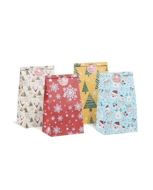 Christmas Favor Bags (4 Pieces)