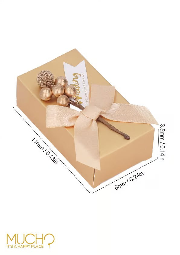 Gold Favor Box