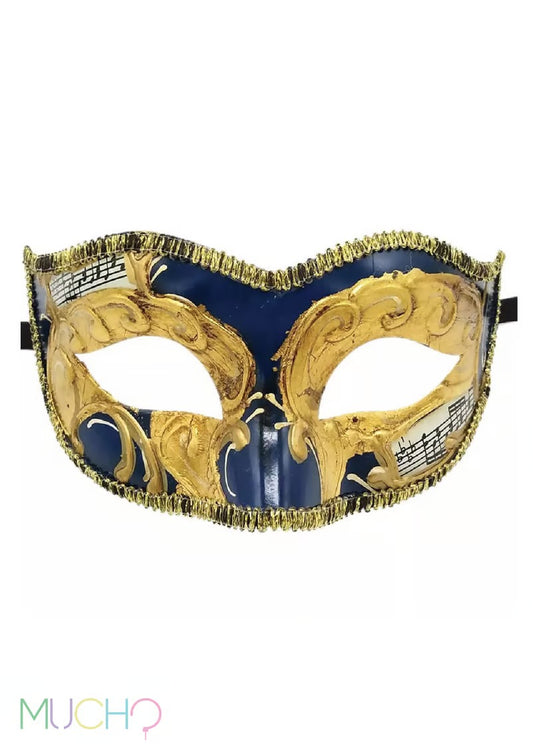 Painted Venetian Ball Masquerade Mask