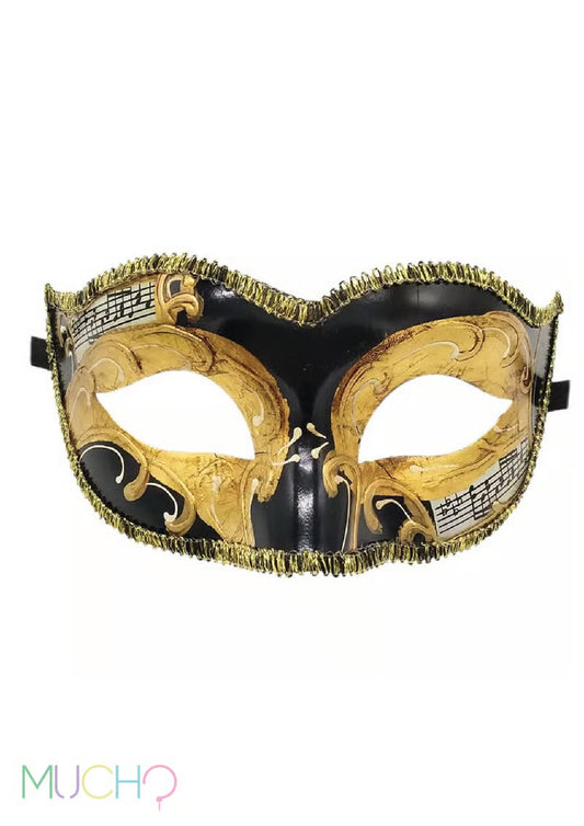 Painted Venetian Ball Masquerade Mask