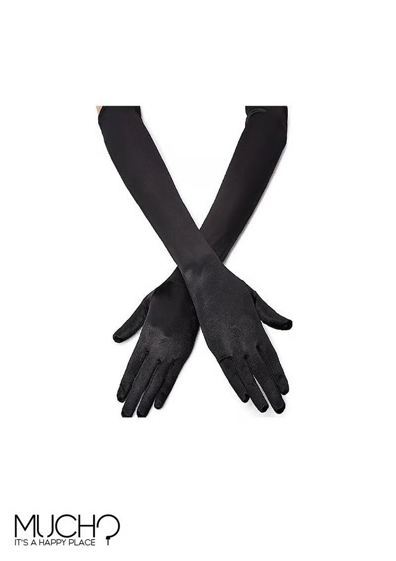 Long Plain Gloves