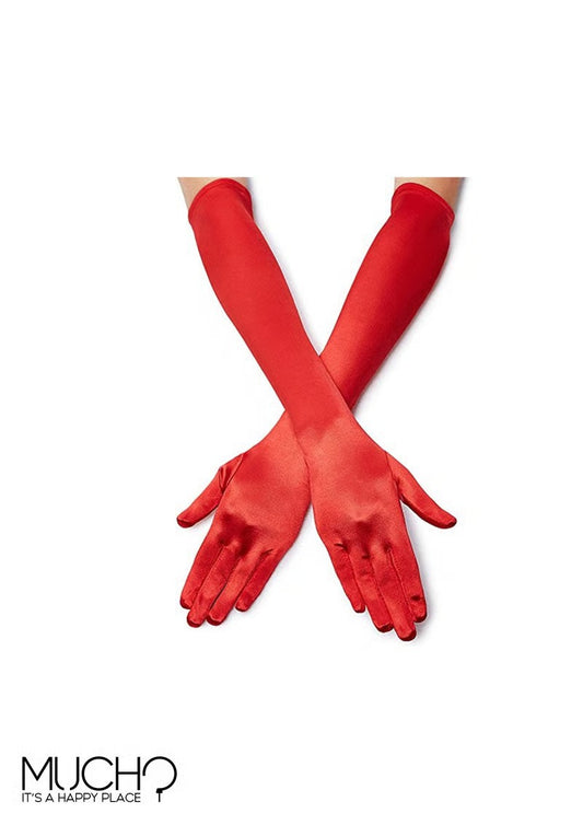 Long Plain Gloves