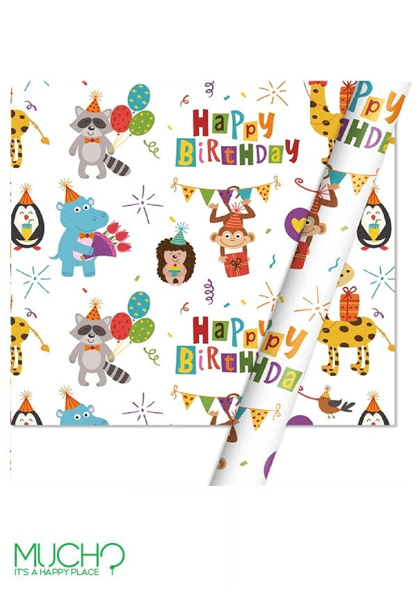 Party Animals Wrapping Paper