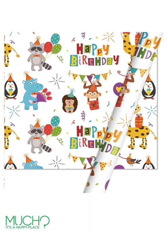 Party Animals Wrapping Paper