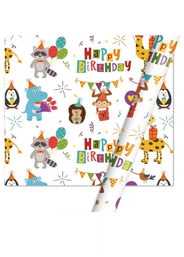 Party Animals Wrapping Paper