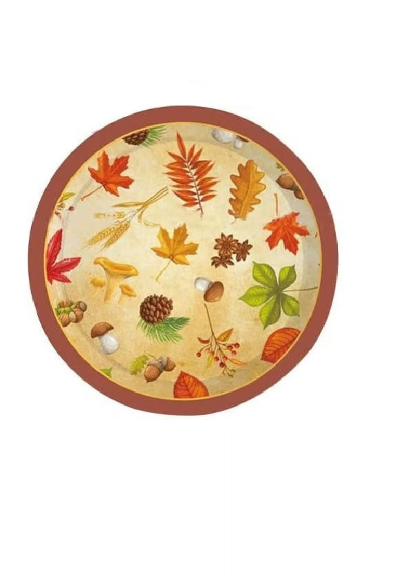 Fall 9 Inch Plates