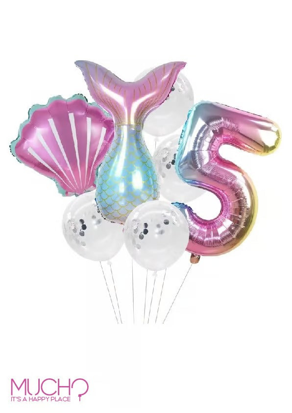 Mermaid Balloons Bunch