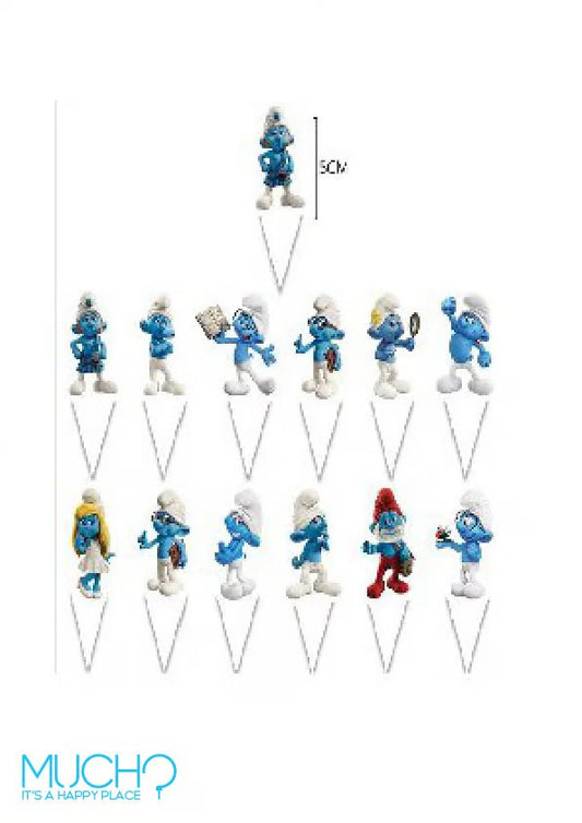 Smurfs Cupcake Topper