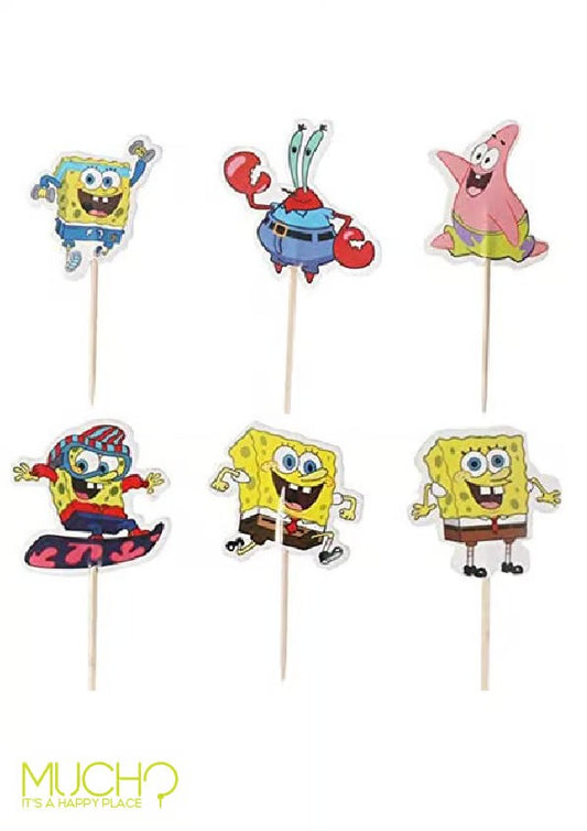 Sponge Bob Cupcake Topper