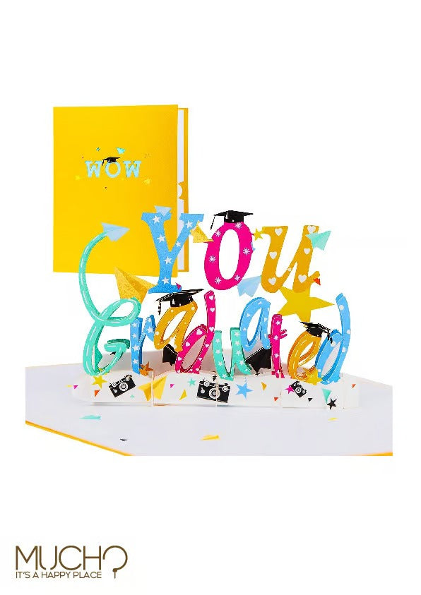 بطاقة التخرج المنبثقة