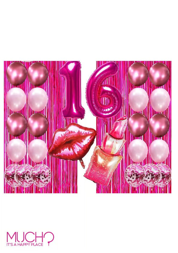 16 Birthday Decoration Set