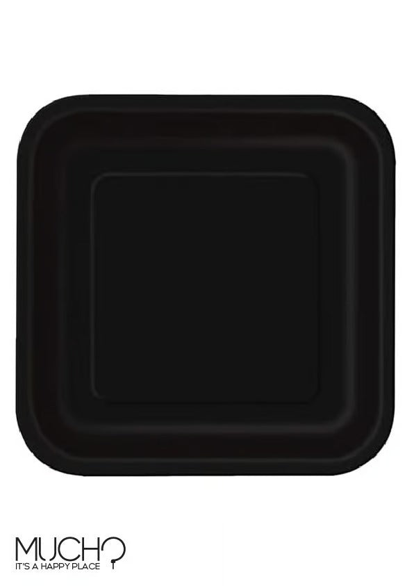 Plain Square Large Plates